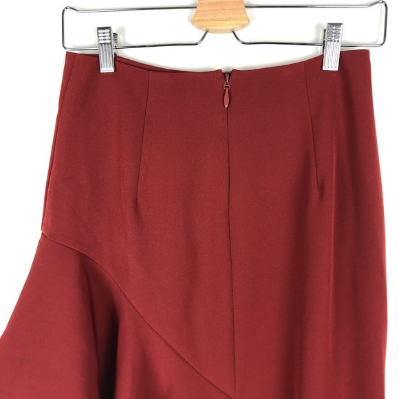 Style Stalker Ayden Skirt Rust Red Orange Sz XS - Picture 6 of 8
